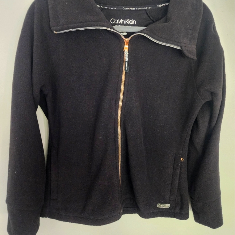 Calvin Klein Performance Black Zip-Up Jacket M